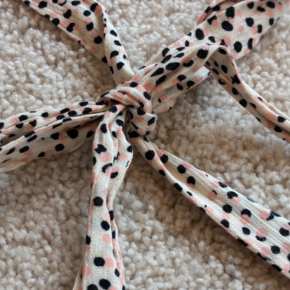 Express Cream/Black/Pink Adjustable Straps Maxi Summer Dress - Picture 6 of 15